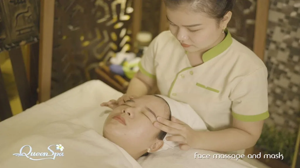 Queen Spa facial massage and skin care in Da Nang
