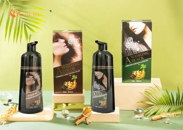 Sin Hair Silver-Covering Herbal Shampoo