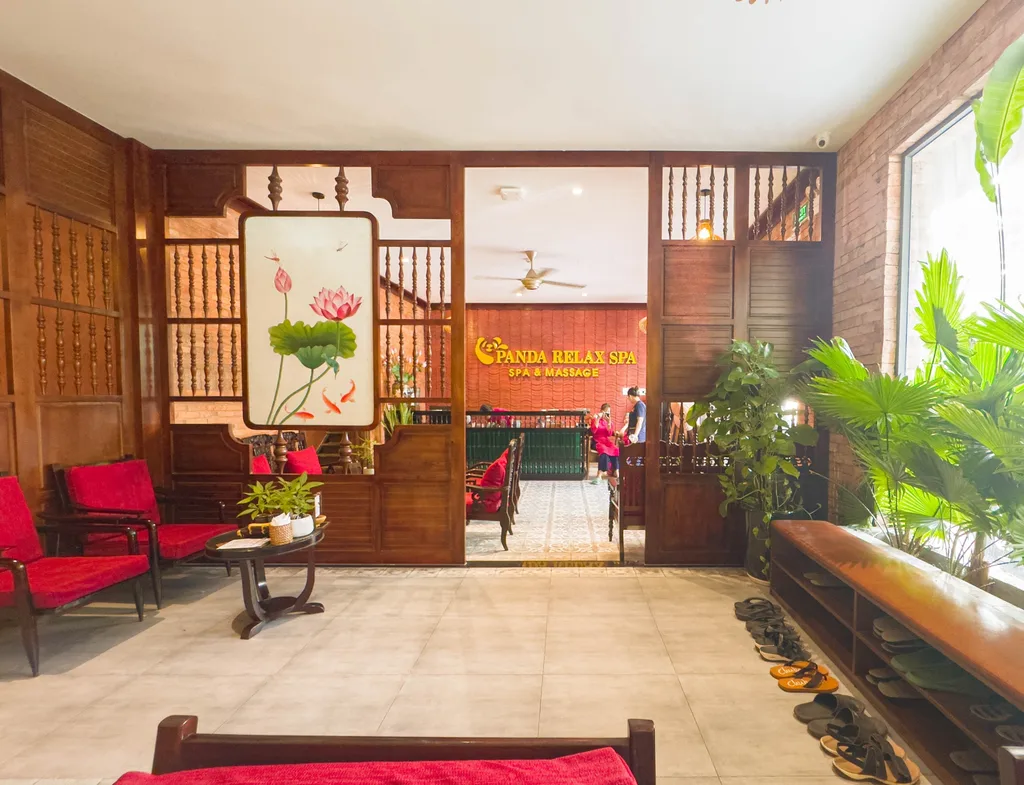 Comfortable wellness and massage space at Panda Spa Da Nang