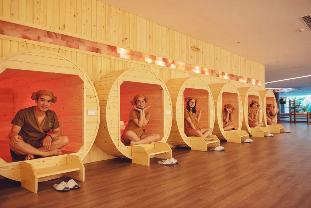 Herbal Spa sauna and natural herbal wellness treatments in Da Nang